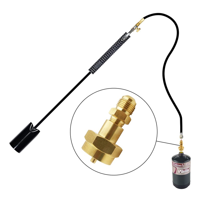 MENSI Brass Adapter with 3/8" Male Flare Thread Hook Up