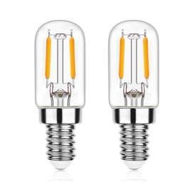 Sphoon Dimmable E12 Night Light Bulb 15W 20W Equivalent, T20 Salt Lamp Bulb, Mini LED Candelabra Bulb for Microwave Oven Refrigerator Bedroom Ceiling Fan, 2200K Warm White, 180LM, 2 Pack
