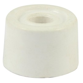 TIMco DSWHITEP PVC Door Stop 20 x 30mm - White (Pack of 2)