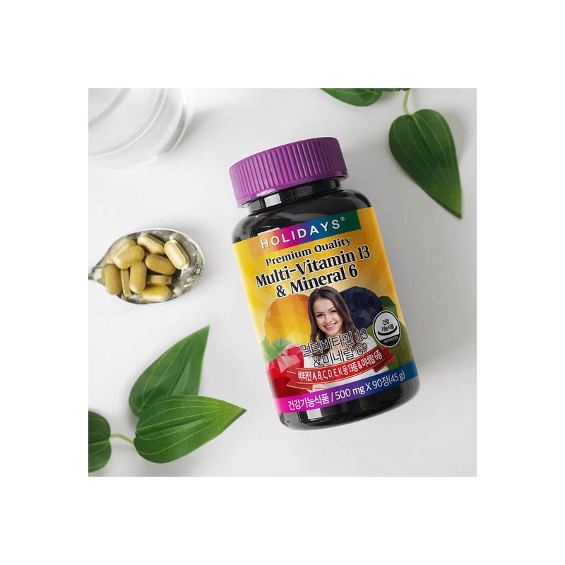 Holidays Multivitamin 13 & Mineral 6 90 Tablets 2 Bottles