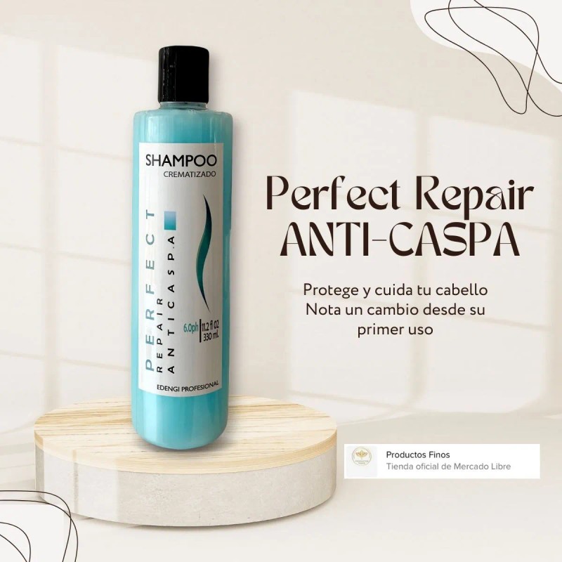 2 Shampoo Edengi Anti-caspa Eficaz Y Protector De Tu Cabello