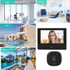 4.3inch Peephole Camera 1080P WIFI Front Door 150 Degree Wide