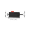 METALLIXITY Button Bolt Latch (1.46"x1.38") 8Pcs, ABS Security Push Button