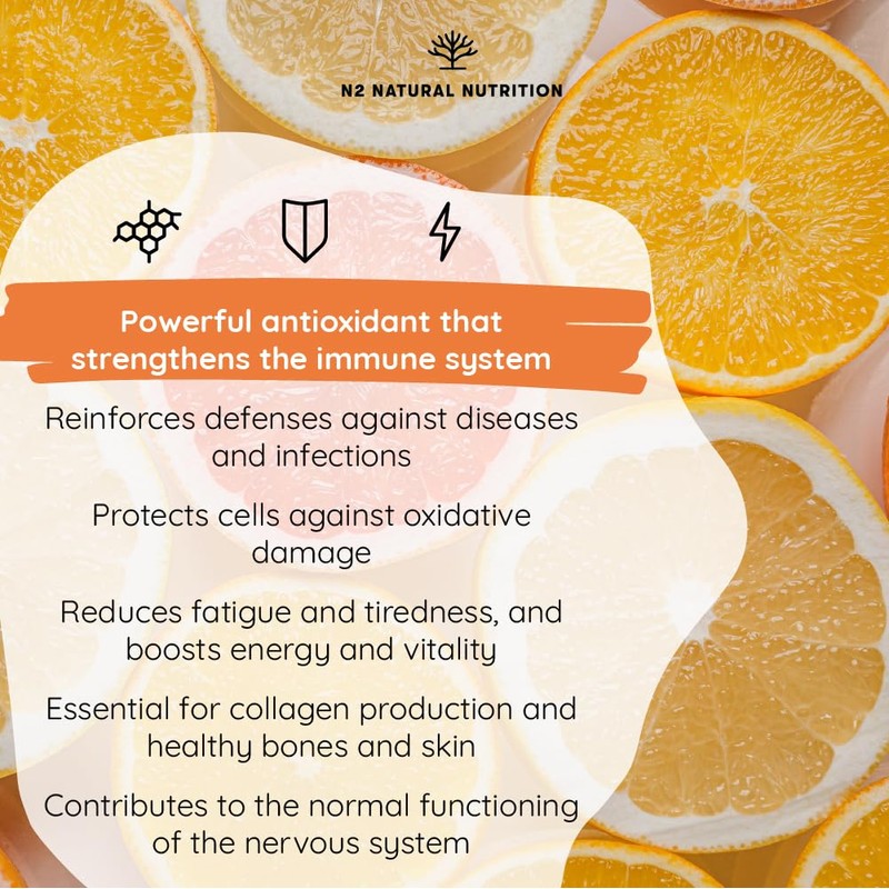 Vitamin C Tablets 1000mg High Dose + Bioflavonoids - High