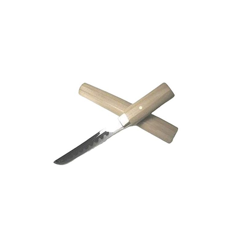 T009 Imitation Tanto White Sheath 6 Inch - Old Fashioned