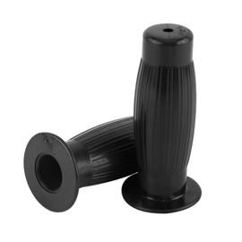 for Motorcycle Barrel Coke Bottle Grips 7/8in 1in Universal Easy to Hold Hand Grips Vintage Motorcycle Handlebars Black Gel Motorcycle Handlebar Grips 7/8 Handlebar Grips Throttle poignee Moto Vintag