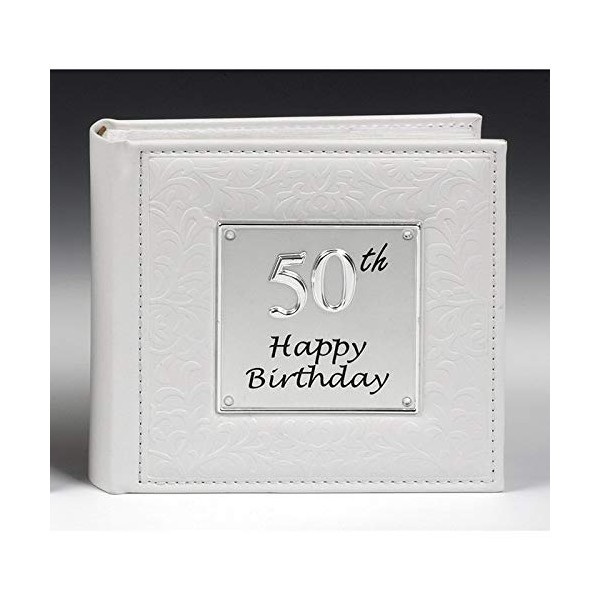 Deluxe 50th Birthday Party Photo Picture Album Gift by Shudehill