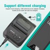 Portable Receipt Printer 58mm Bluetooth 4.0 Fast Printing Low Noise