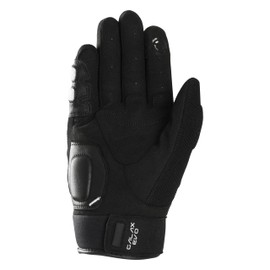 Furygan Galax EVO - Men's Motorcycle Gloves - Summer Lightweight Breathable - Palm Protection Leather - Ventilated - Touchscreen - Sensor Screen, Black and White