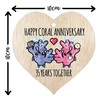 35th Wedding Anniversary Plaque Gift for Husband Wife - 35