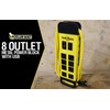 Yellow Jacket - Tira protectora de sobretensión de metal, 8-Outlet