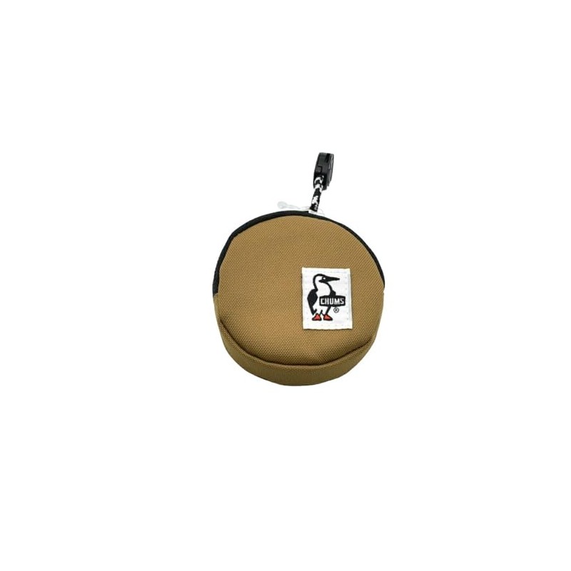Chums CH60-3573 Men's Recycle Round Coin Case, Braun, Free size
