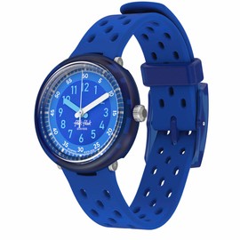 Flik Flak Girl Watch Casual Blue Bio-sourced Quartz Fizz in Blue