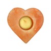 100% Organic Heart Glow Candle Holder - Hand-Carved from Himalayan
