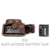 MegaGear MG1259 Ever Ready Leather Camera Case compatible with Panasonic