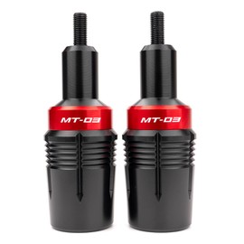 MOWOK Fit for MT03 MT-03 MT 03 2014-2024 2023 2022 2021 Motorcycle Accessories No Cut Kits Frame Sliders Crash Protector Engine Guard Falling Protection Pad (Red)