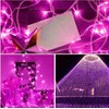 ILLUMINEW Pink String Lights Outdoor Valentines Day Decorations, 8 Modes