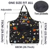 ENSIANTH Honey Bee Apron for Women Men With Pocket Bumble