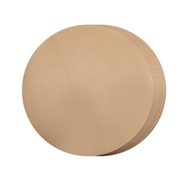 USA Made 16 Inch Round Parchment Paper 100 Pcs | Natural Unbleached Parchment Paper Sheets Non-Stick Precut, Perfect for baking pizza and cakes