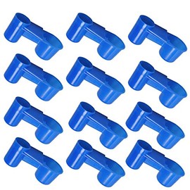 Automatic Bird Drinker Cups 12pcs Pigeon Water Bottle Feeder for Cage(Blue)