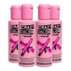 Semi-Permanent Hair Colour Cream Dye Crazy Colour Renbow 4 x