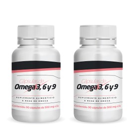 Duo pack de 180 caps Omega 3 6 9