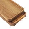 SENJEOK 8 Pack 12 x 5 Inches Wooden Serving Platters,