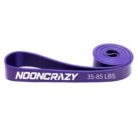Nooncrazy Resistance Bands, Resistance Bands, 100% Natural Latex, Fitness Bands for Strength Training, Training, Physiotherapy, Yoga for Men and Women (Purple)