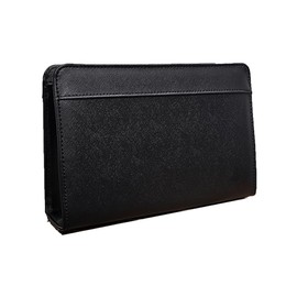 Plex Men's Formal Bag, Black, For Congratulations, Funerals, School Entrance Ceremonies, Graduation Ceremonies, Corner Groove, Lightweight, Gusset Included, Black