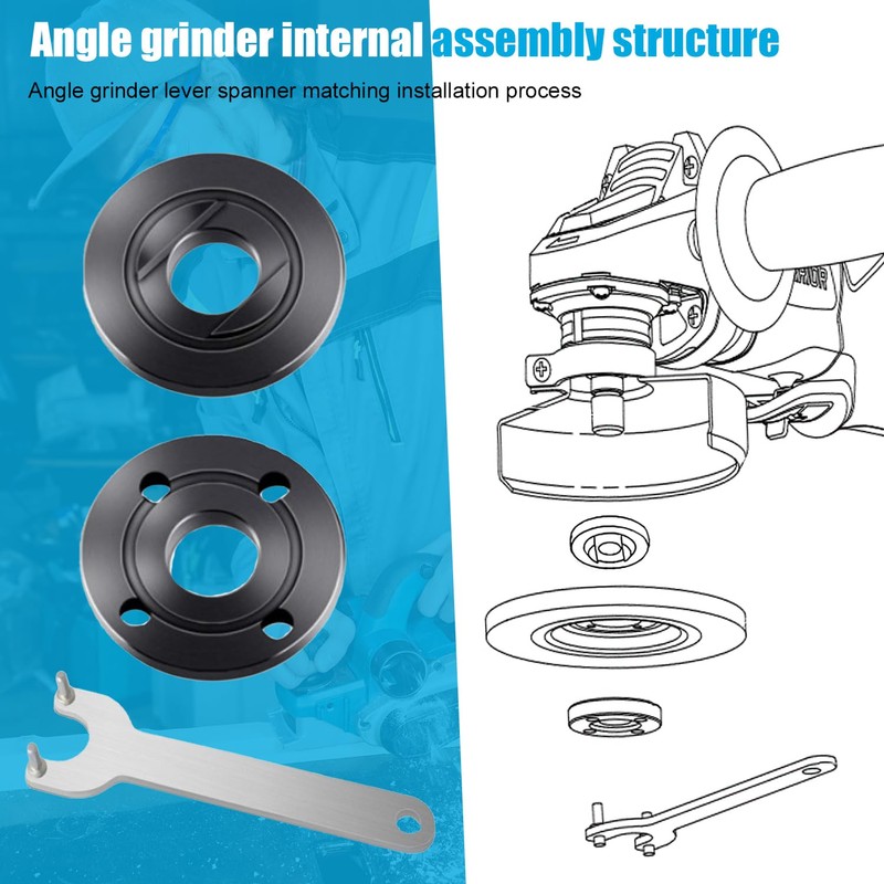 Angle grinder accessories, wear-resistant and impact-resistant, angle grinder accessories compatible