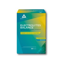 Bodyathlon Elektrolyte Pulver ohne Zucker |30 Sticks Zitrone 1779mg | Sport Elektrolyte mit Natrium, Kalium, Magnesium, Chlorid & Calcium| Zuckerfrei für Muskelregeneration