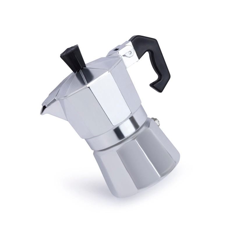 1 Cup Espresso Coffee Maker – Durable Aluminum, Fast Brewing,