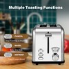 YSSOA 2-Slice Toaster with Extra Wide Slot & Removable Crumb