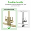 PAKING Kitchen Faucet, Kitchen Sink Faucet, 2 Handles Sink Faucet,