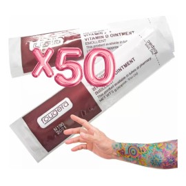 50 Piezas Crema Fougera Vitamina A, D Tatuaje Microblading F