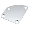 Musiclily Pro Steel Curved Guitar Neck Plate with Screws for