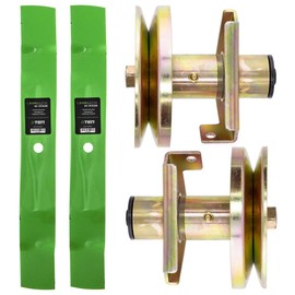 8TEN Deck Blade Spindle Kit Set Combo for John Deere Sabre Scotts 42 inch S1642 1542GS S1742 1542HS 1642HS 1742GS 1742HS