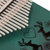 Finger Thumb Piano 17 Keys Exquisite Engraved Pattern Wood Kalimba