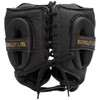 Benlee Berkley Leather Headguard, S/M, Black/Gold