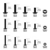 M3 M4 M5 Screws Set, 480 Pieces Pan Head Screws