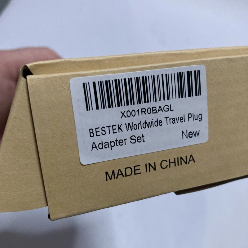 Bestek Worldwide Travel Plug Adapter Set Grounded Universal Power Plug