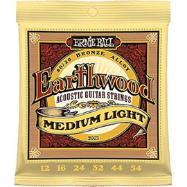 3 Pack | Ernie Ball Guitar Strings | Acoustic | Earthwood | Medium Light 12-54
