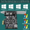 LinksTek 4-Ports PCIE 1394A Firewire 400 Card for Windows OS
