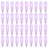 Pack of 40 Hair Clips Girls 5 cm Metal Snap