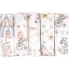 FENSILO Baby Muslin Cloths, Burp Cloths, Muslin Nappies, Pack of