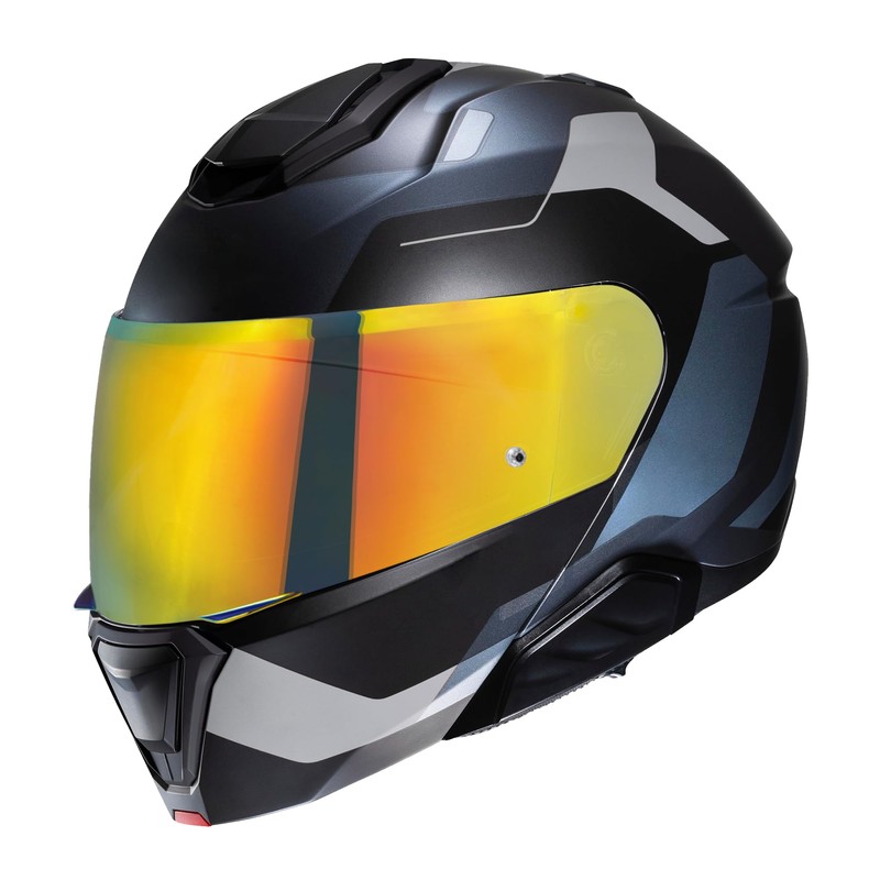 JQF Gear i90 Motorcycle Helmet Visor Compatible with HJ-33/ i90