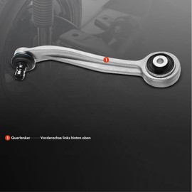 Frankberg Suspension Arm Front Left Rear Upper Compatible with A4 8K2 8K5 B8 2007-2015 A5 8T3 2007-2017 A5 8F7 A5 8TA 2009-2017 Q5 8R 2012-2017