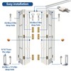 JAXYOOM Bifold Door Hardware Kit 30in for Closet