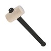 Karl Dahm Rubber Mallet, White, 55 mm, 300 g, Lightweight
