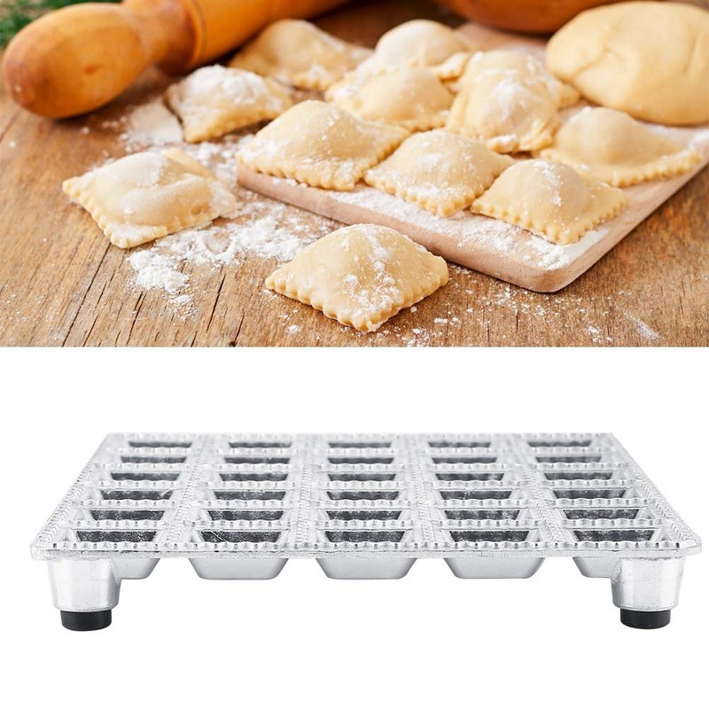 Aluminium Alloy Ravioli Mould, Energy-Saving Dumpling Pastry Mould Kitchen Gadgets,